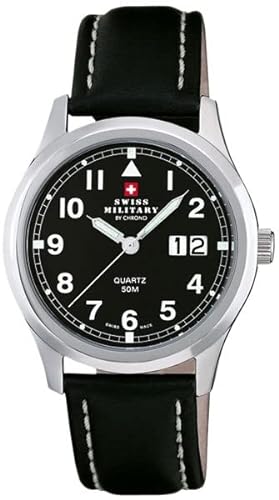 Reloj De Cuarzo Swiss Military Reloj Anal Gico Militar Suizo Caja