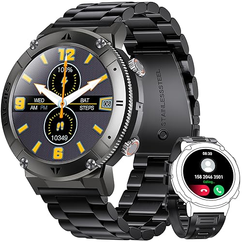 Reloj Inteligente Para Hombres Con Reloj Inteligente De Estilo Militar