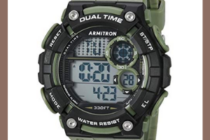 Reloj digital Armitron Sport para hombre 40/8445DGN con cronógrafo