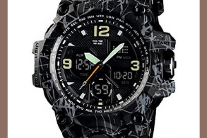 Reloj Redlemon Digital y Análogo Deportivo Militar para Hombre, Modelo 1155B.