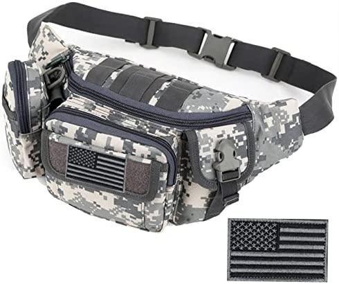 Tactical Fanny Packs, Military Waist Bag Utility Hip Belt Bags…