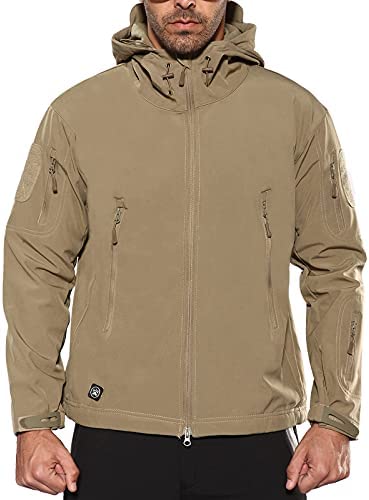 ANTARCTICA Men’s Outdoor Waterproof Soft Shell Hooded Military Tactical Jacket
