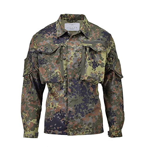 MILITAR Chamarra de Estilo Militar Alemán Flecktarn Camo TacGear ...