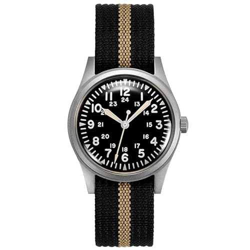 RDUNAE – Relojes Militares para Hombre Reloj de 34,5 mm…