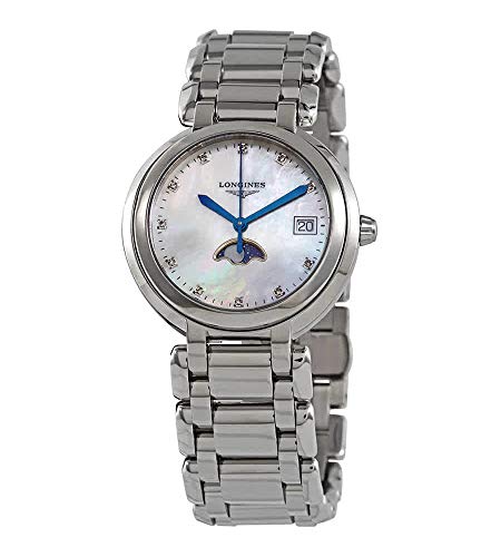 Longines PrimaLuna L8.116.4.87.6 – reloj de pulsera con anillo de diamantes