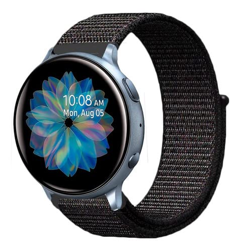 VAYRUS Correa de nailon extensible de 20 mm compatible con relojes inteligentes Galaxy Huawei P22