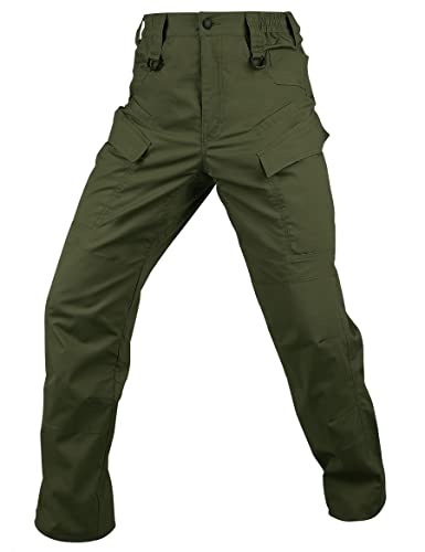 <center>Pantalones Tácticos para Hombre Pantalones Tácticos Resistentes al Agua Pantalones Cargo Ripstop Pantalones Beige Claro para Hombre con Almohadillas Keen para Estación Militar Verde OD 34W x 32L</center>