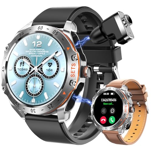 Foxhawk - Reloj Inteligente para Hombre con Auriculares (con Función de ...