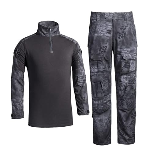 <center>Uniforme Táctico de Camuflaje Bdu Ropa Deportiva de Combate, Airsoft, Caza, Tiro, Batalla, Konjunto de Camisa y Pantalones,</center>