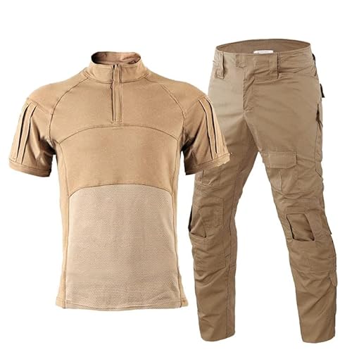 <center>Uniforme Táctico de Camuflaje Bdu Ropa Deportiva de Combate, Airsoft, Caza, Tiro, Batalla, Konjunto de Camisa y Pantalone</center>