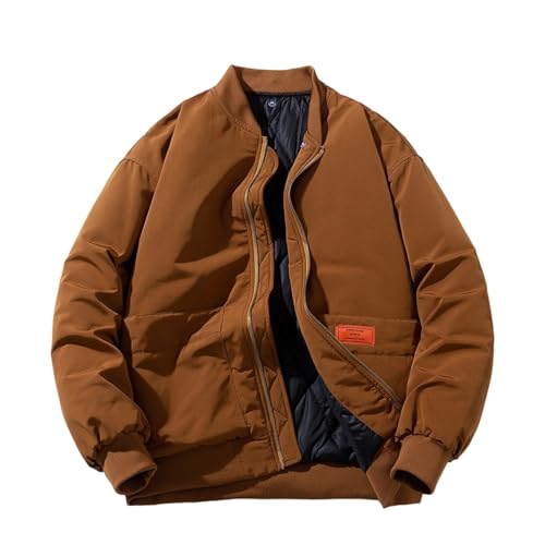 <center>Chaquetas Bomber para hombre - Abrigos Cortavientos Cálidos Militares de Invierno Chaqueta de uniforme de Béisbol Con en -Bordado de Lettras para Hombres, Ropa Estilo Estilo Hip Hop Deports Al</center>