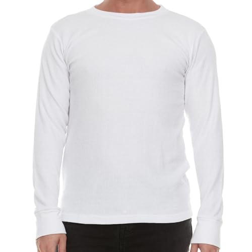 <center>JMR Camisa Térmica de Gfre Pesada para Hombre, Manga Larga 100% Algodón, úsalo como Capa-Basi</center>