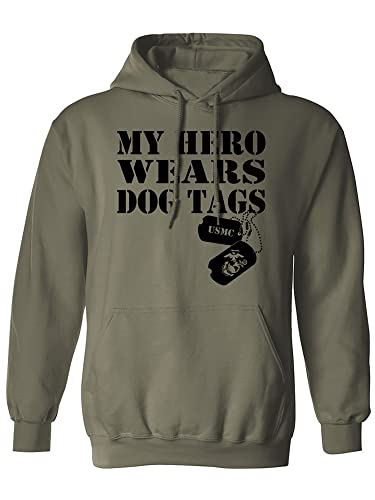 <center>Mi héroe usa - Sudadera Con Capucha para Perro, Verde (verde militar), X -LARGE</center>
