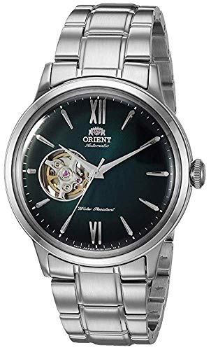 Orient Helios - Visuarizació de acero inoxidable para hombre, verde, modernos