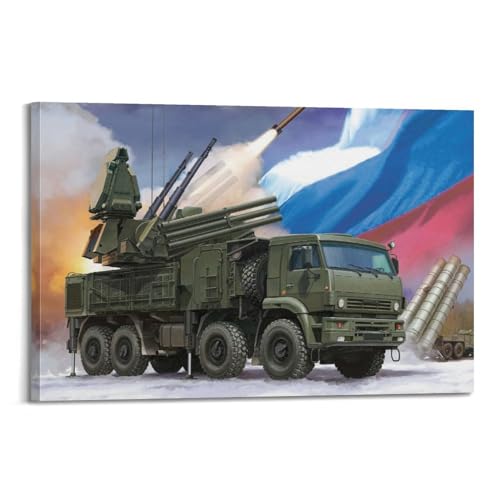 <center>Póster de Vehículo Militar Ruso, Pinta Decorativa, Lienzo, Póster de Pared E Imageen Artística, Moderna Decorial Confied Para Sleeping Level</center>