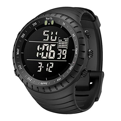 RelOJ Digital Para Hombre, RelOJ Deportivo Para Exteriores, Resistant Al Agua, RelOJ Digital Electrónico Luminoso, Reloj de Pulsera con alarma y Cronómetro