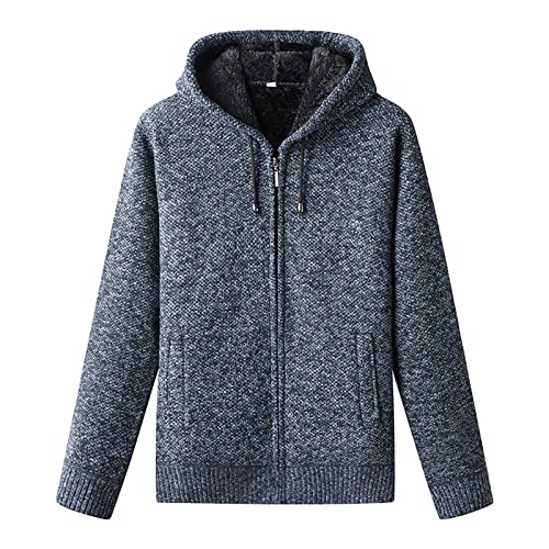 <center>Saojeyi-Dg-Cárdigan Holgado Con Capucha para Hombre, Ajuste Entallado, Con Doble Bolsillo, Cálido y Grueso, Tzul 1pc, 3x-Large</center>