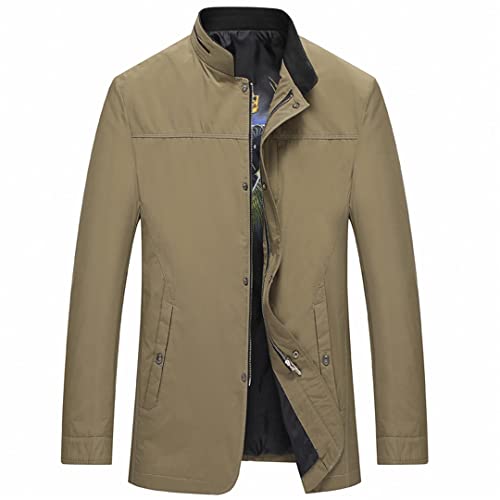 <center>Chamarra para Hombre de Negocios, casual, Con Cuello Alto, Verssio de Chamarra para Hombre</center>
