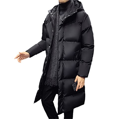 <center>Chaqueta de Invierno para Hombre, Gesa y Cálida, Abrigos Largos Con Capucha, 12, XX-Large</center>