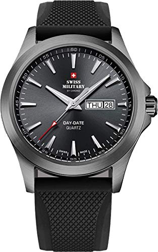 Swiss Military SMP36040.BPL8RUB RELOJ Para Hombre Analógico de Cuarzo con Brazalete de Silicona SMP36040.19
